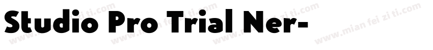 Studio Pro Trial Ner字体转换